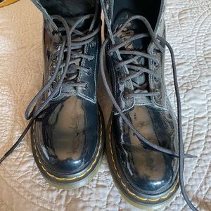 Dr. Martens 1460W Glossy Black Combat Boots